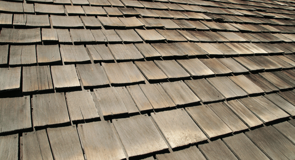 Split and broken Shingles